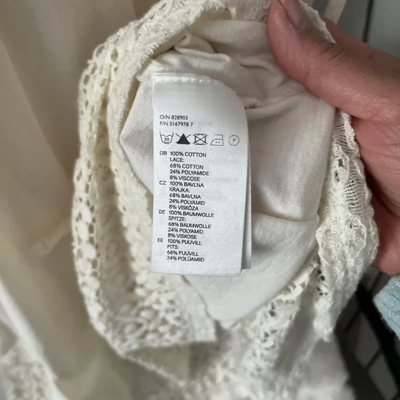 AMERICAN EAGLE OUTFITTERS Striped Blue White Halter Mini Dress size S - Picture 6 of 6